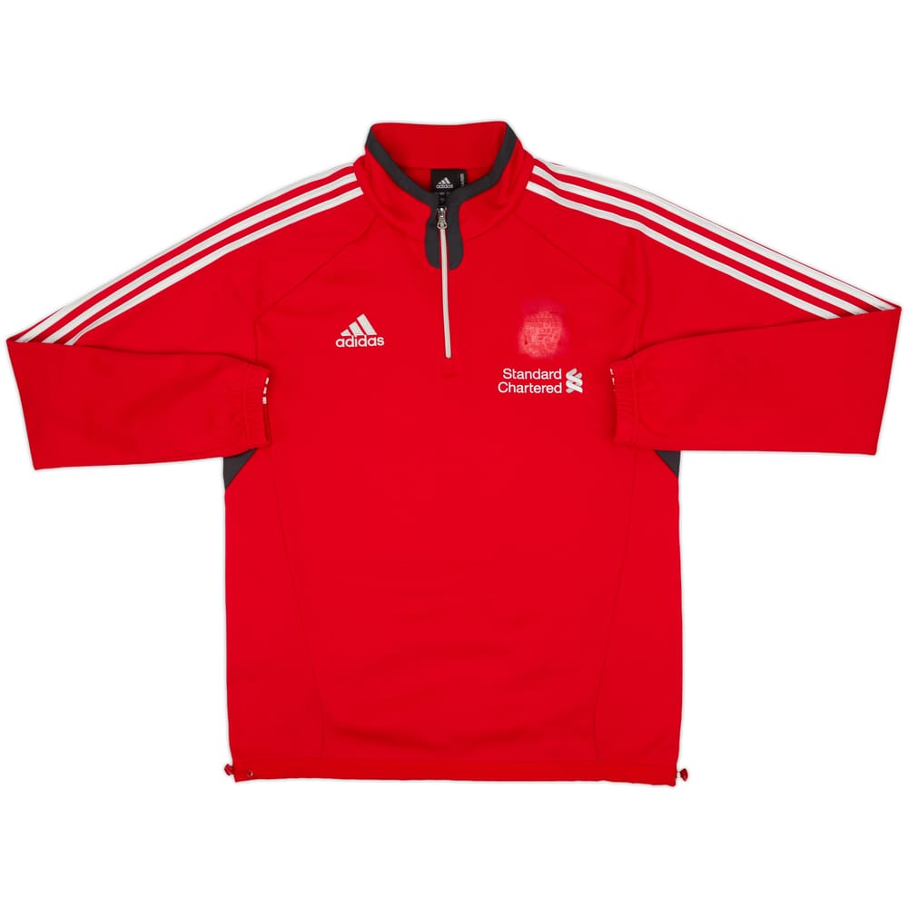 2011-12 Liverpool adidas 1/4 Zip Drill Top - 4/10 - (L)