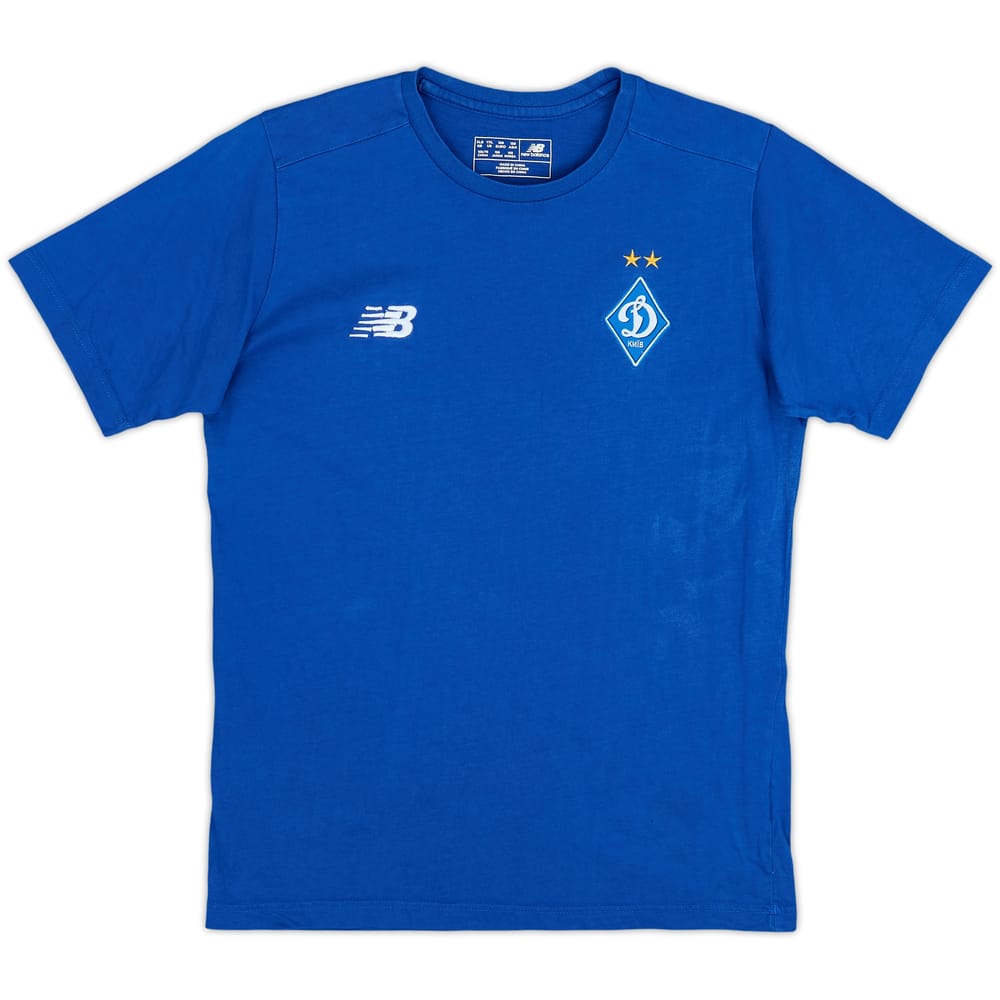 2018-19 Dynamo Kiev New Balance Cotton Tee - 6/10 - (14-16 Years)
