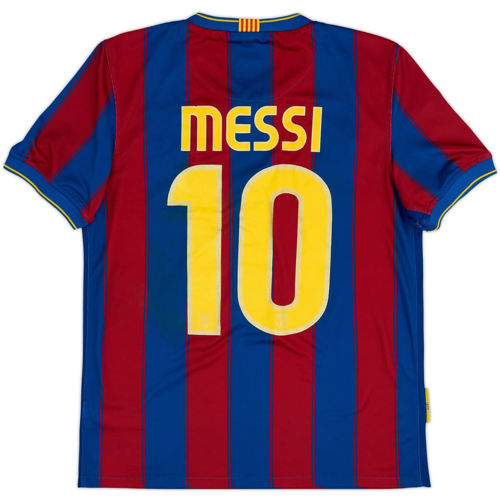 2009-10 Barcelona Home Shirt Messi #10 - 8/10 - (S)