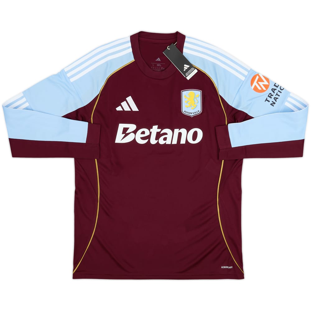 Camiseta de local L/S del Aston Villa 2025-26 (L)