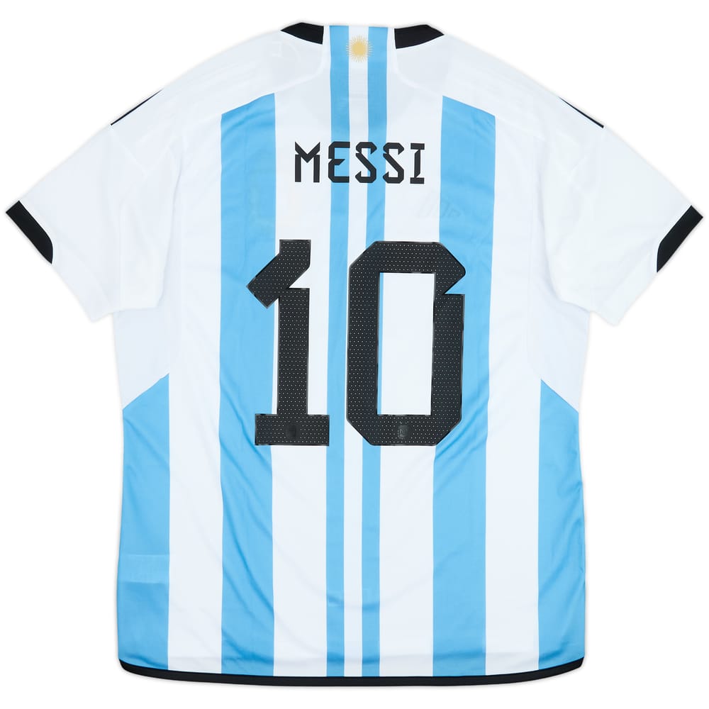 2022-23 Argentina Local 'vs Francia' Camiseta Messi #10 (XL)