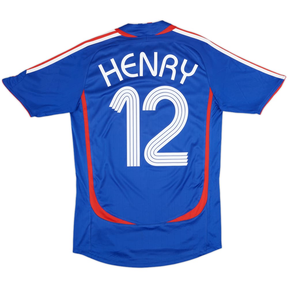 2006-07 France Home Shirt Henry #12 - 8/10 - (S)
