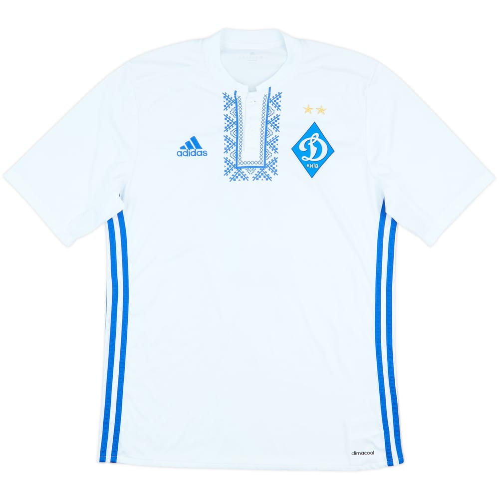 2016-18 Dynamo Kyiv Match Issue Home Shirt #3