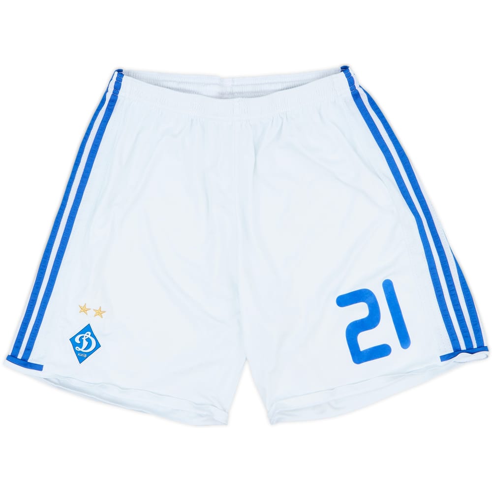 2016-17 Dynamo Kyiv Player Issue Home Shorts #21 - 7/10 - (L)