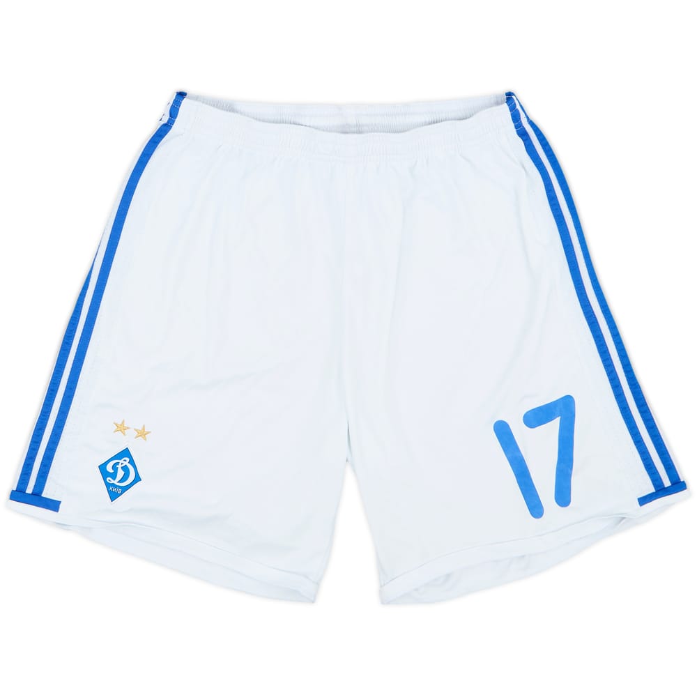 2016-17 Dynamo Kyiv Player Issue Home Shorts #17 - 7/10 - (L)