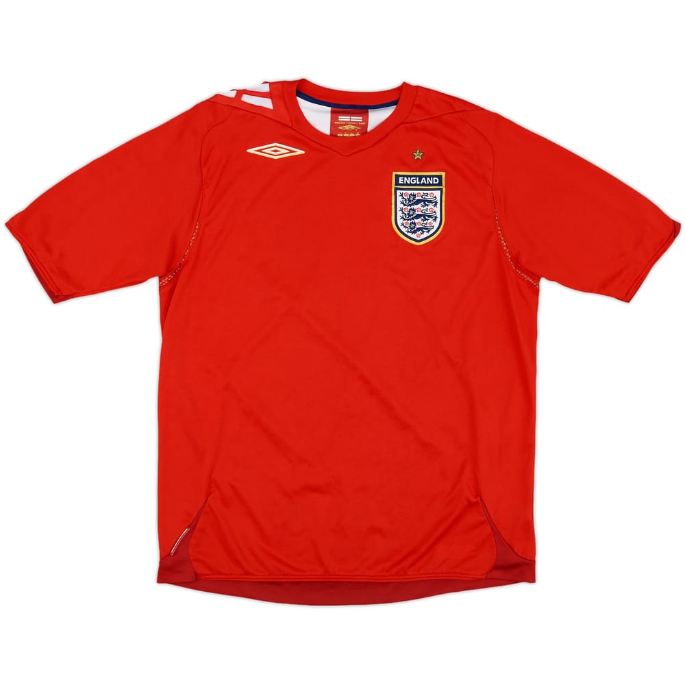 2006-08 England Away Shirt - 5/10 - (L)