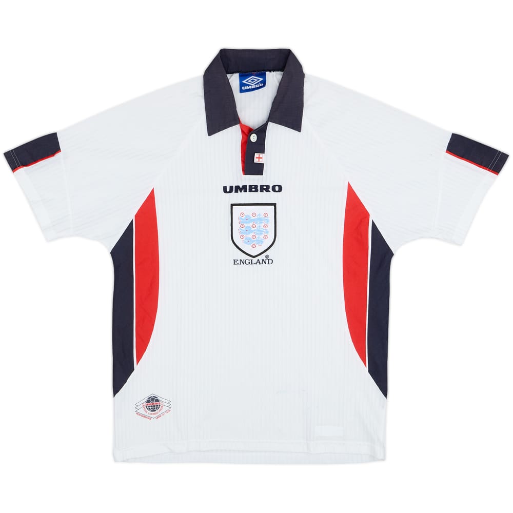 1997-99 England Home Shirt #9 - 6/10 - (L)