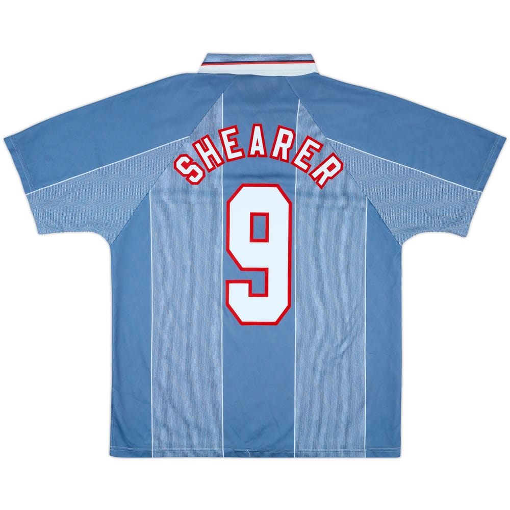 1996-97 England Away Shirt Shearer #9 - 6/10 - (L)