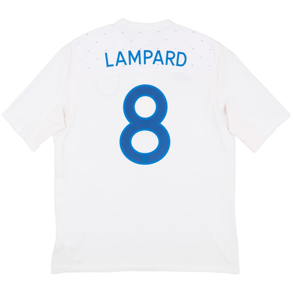 2010-11 England Home Shirt Lampard #8 - 9/10 - (L)