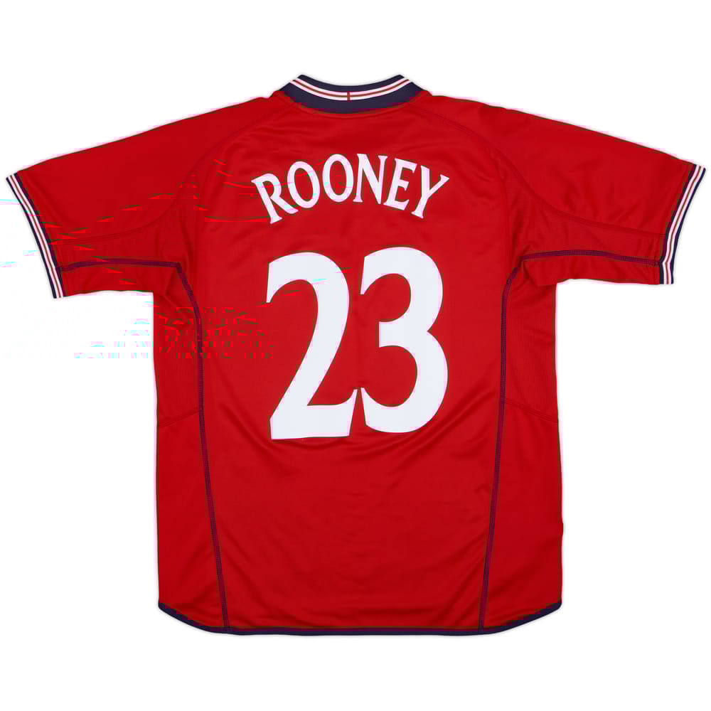 2002-04 England Away Shirt Rooney #23 - 7/10 - (M)