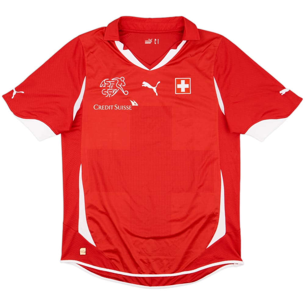 2010-11 Switzerland Home Shirt - 9/10 - (L)