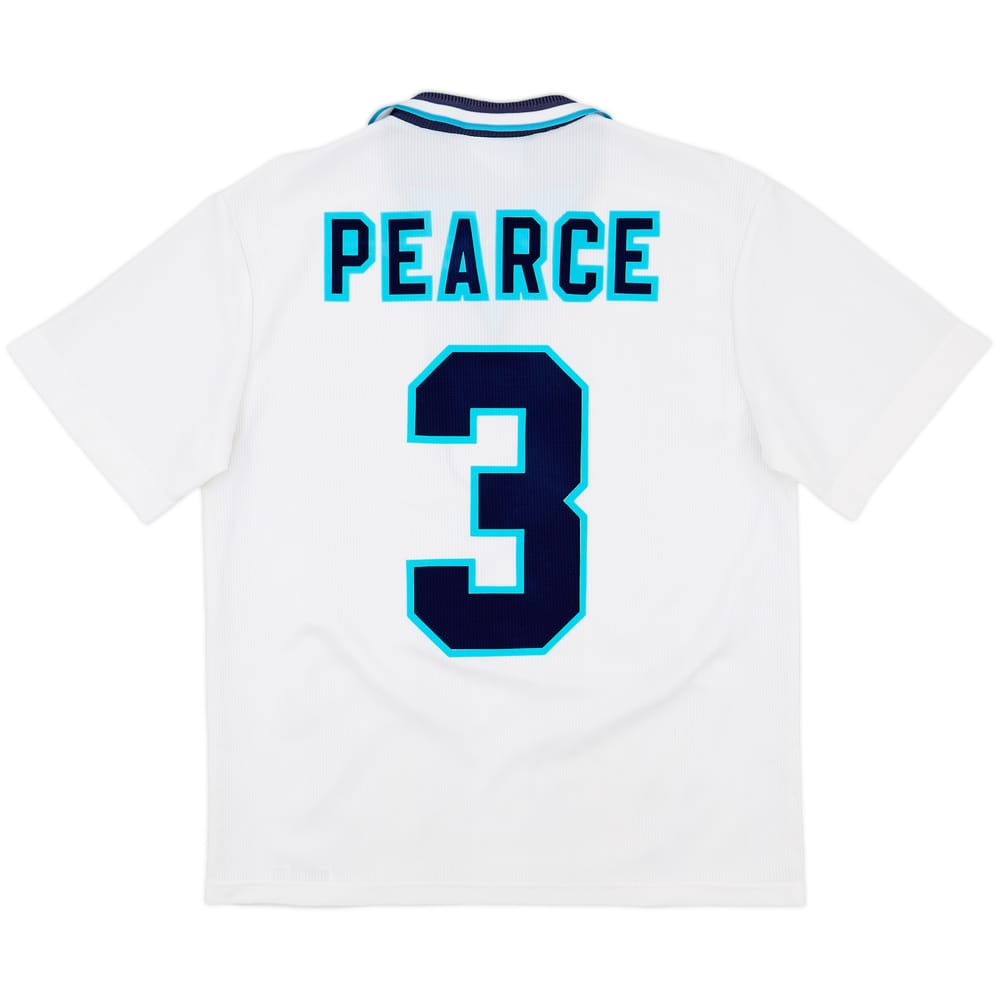 1995-97 England Home Shirt Pearce #3 - 9/10 - (M)