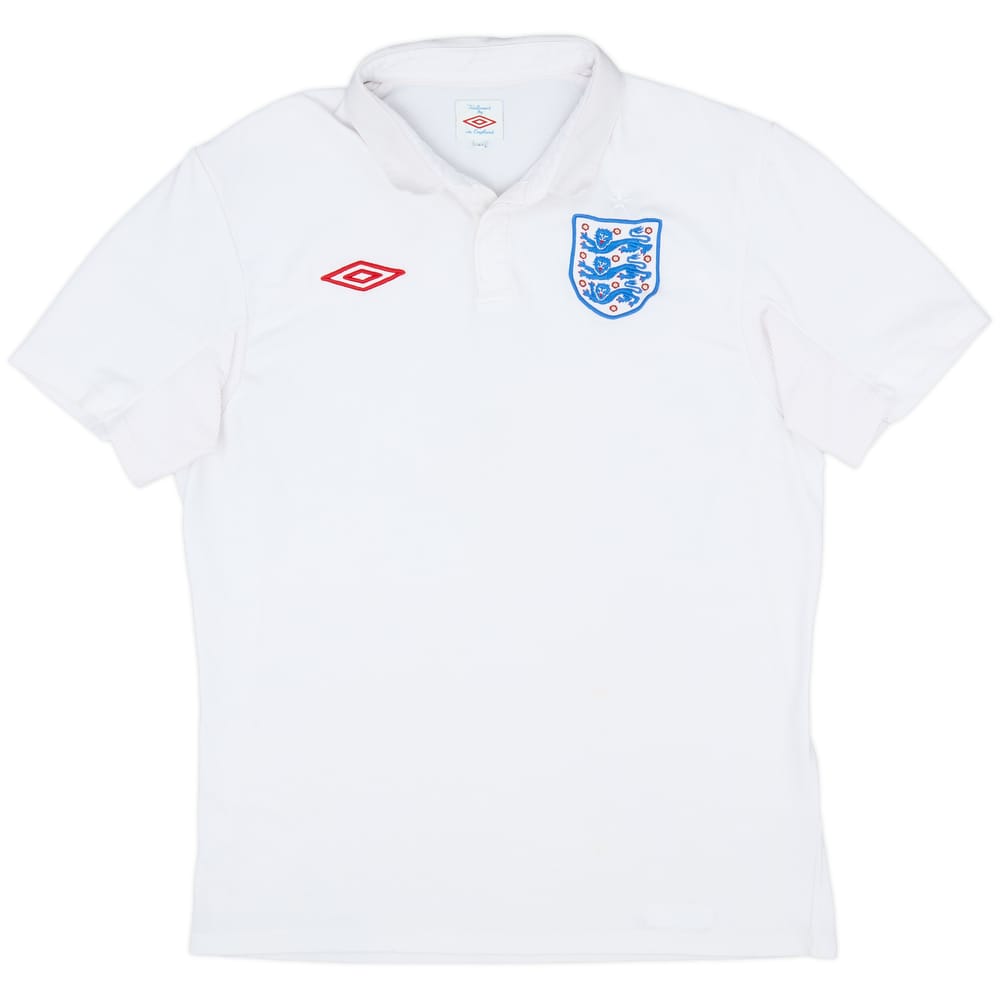 2009-10 England Home Shirt - 7/10 - (L)