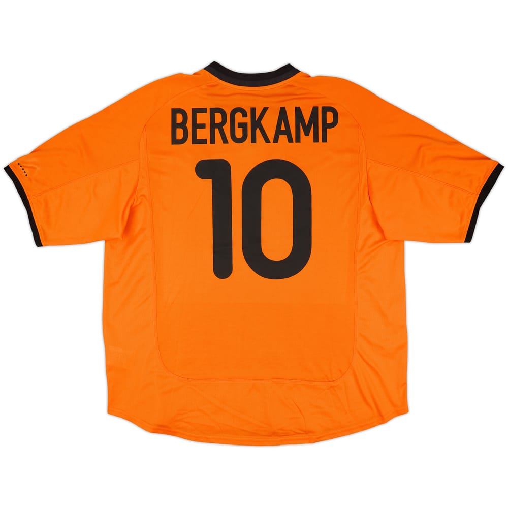 2000-02 Netherlands Home Shirt Bergkamp #10 - 9/10 - (XXL)