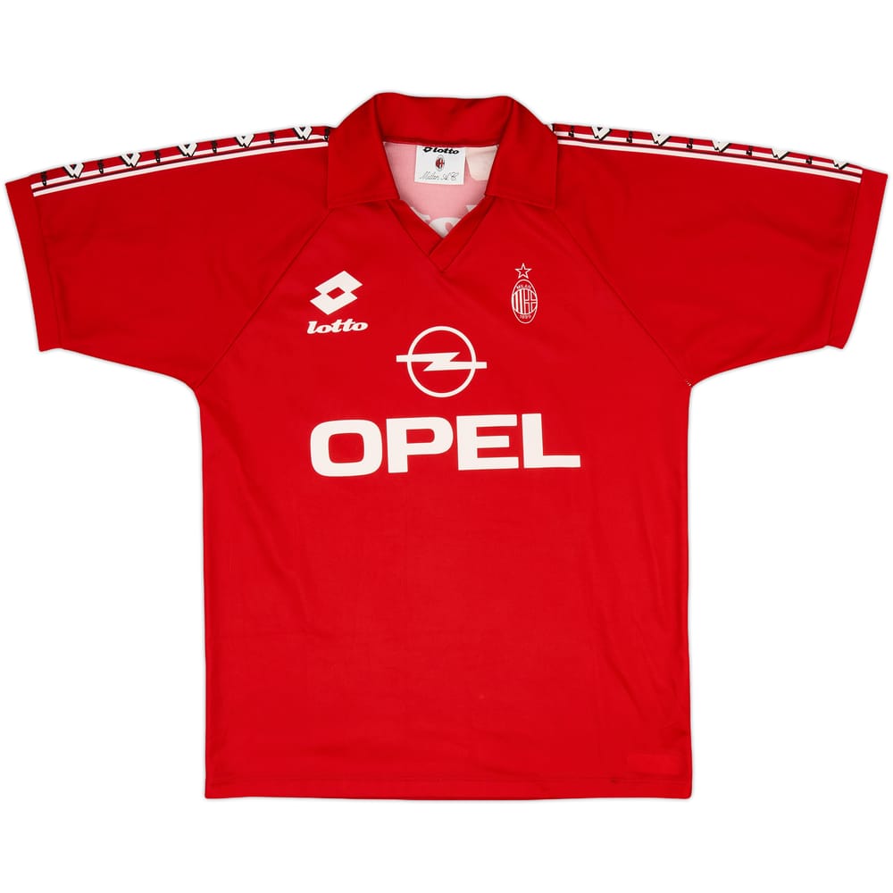 1995-96 AC Milan Lotto Training Shirt - 8/10 - (M)