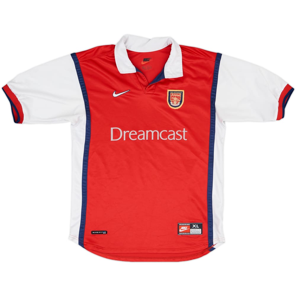 1999-00 Arsenal Home Shirt - 6/10 - (XL.Boys)