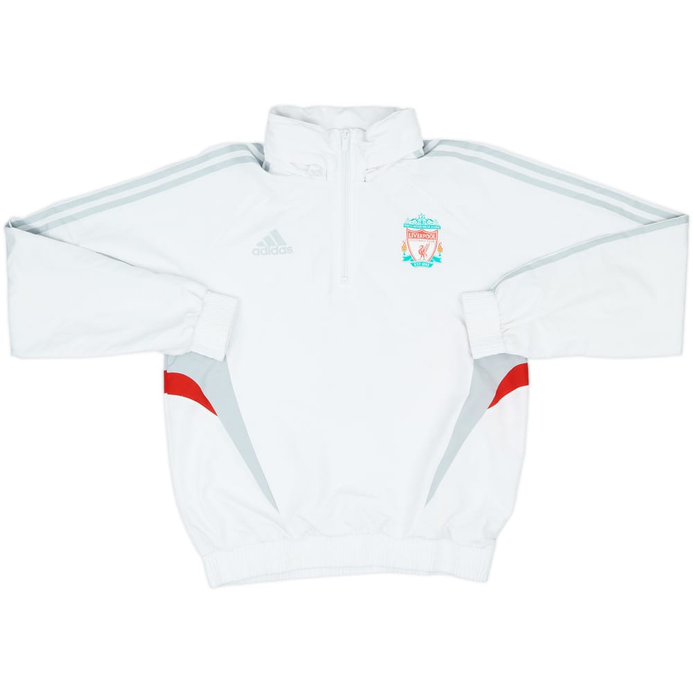 2008-09 Liverpool adidas Hooded Rain Jacket - 8/10 - (S)