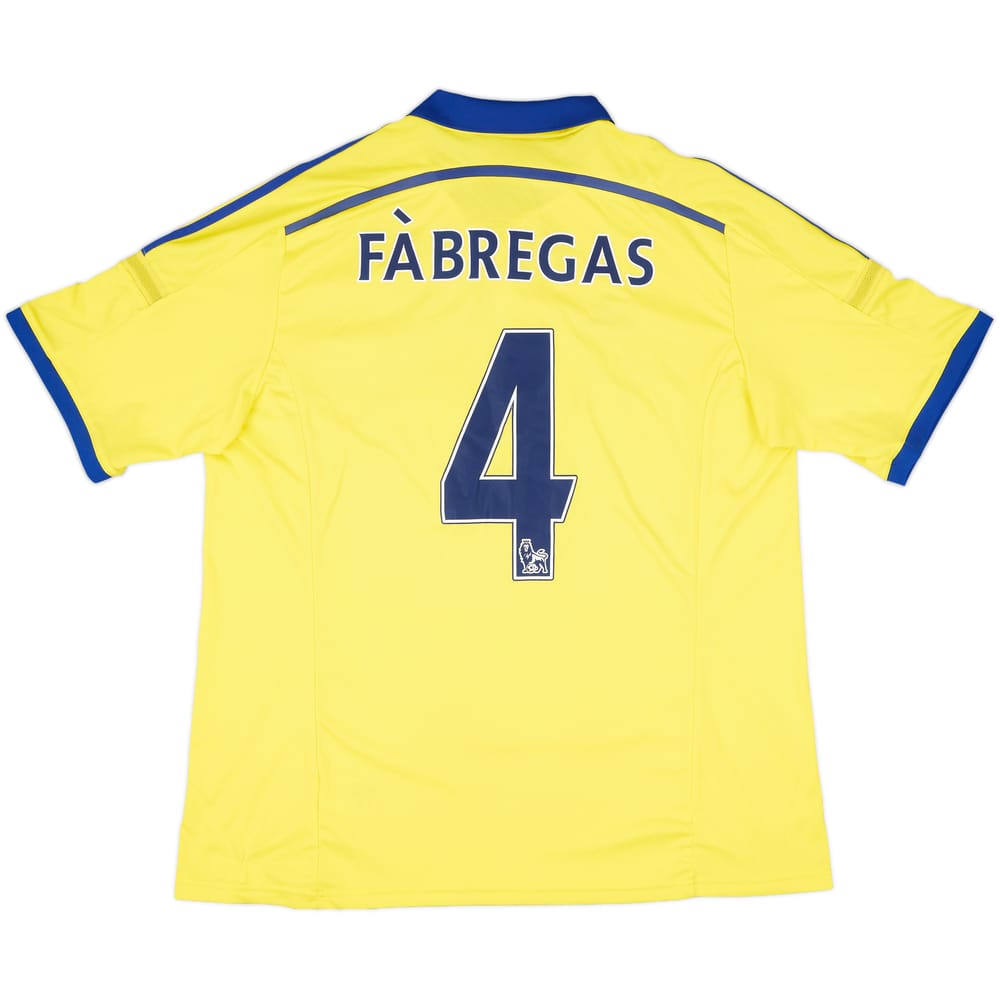 2014-15 Chelsea Away Shirt Fabregas #4 - 9/10 - (XXL)
