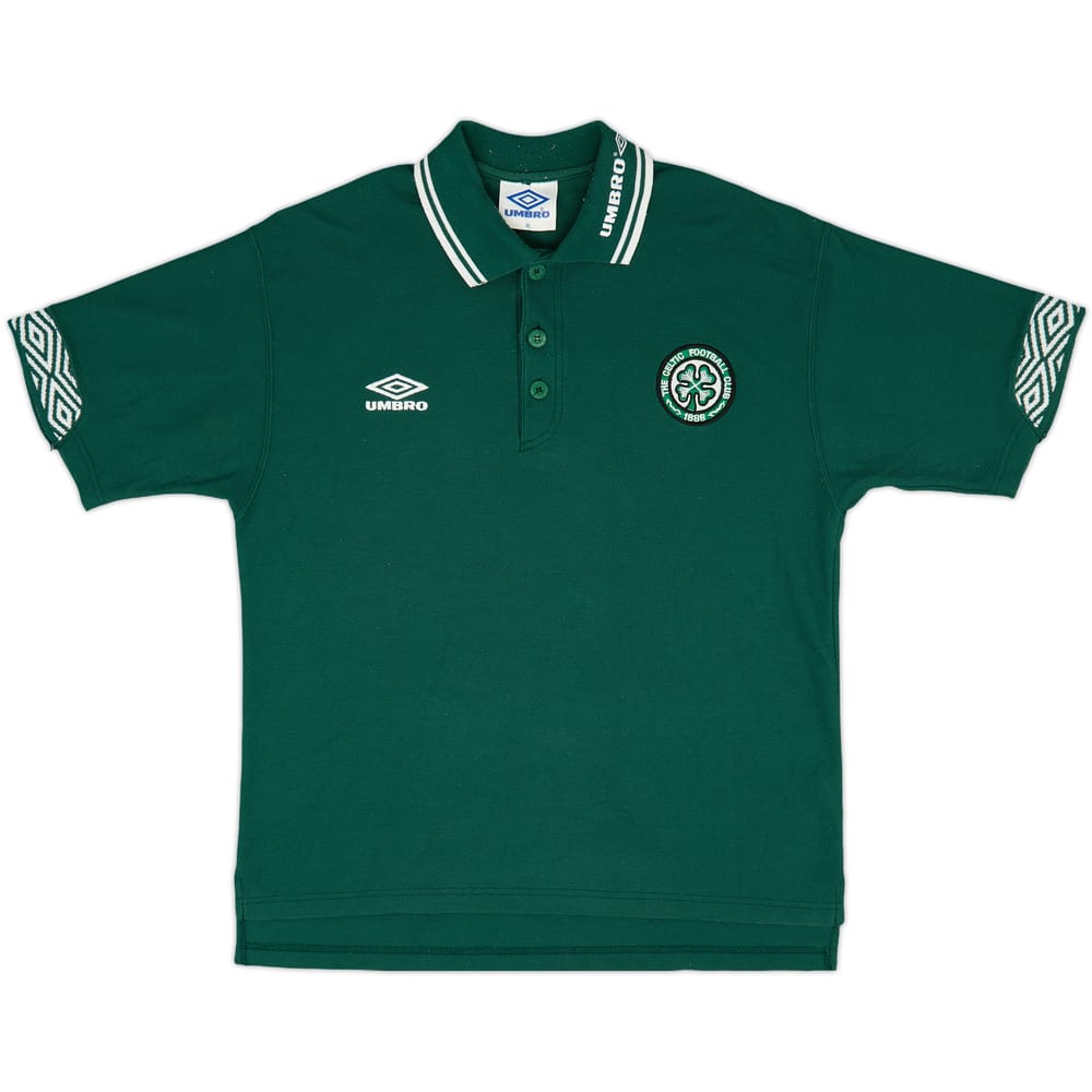2000-01 Celtic Umbro Polo Shirt - 8/10 - (XL)
