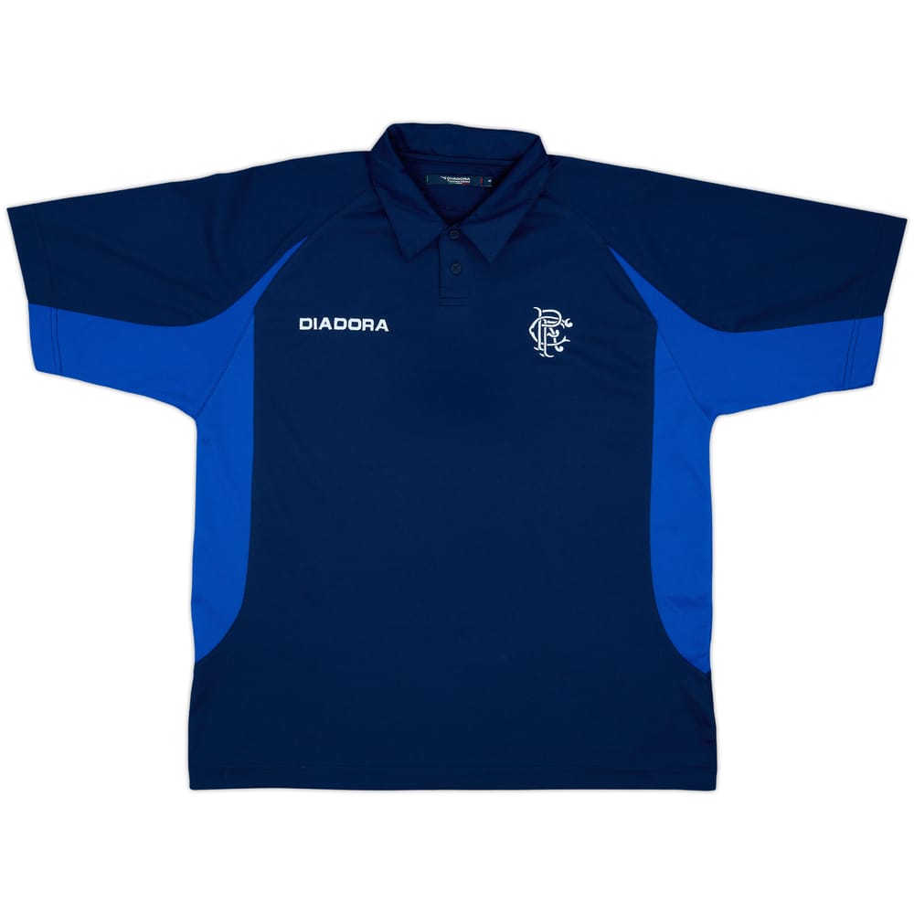 2002-03 Rangers Diadora Polo Shirt - 9/10 - (M)