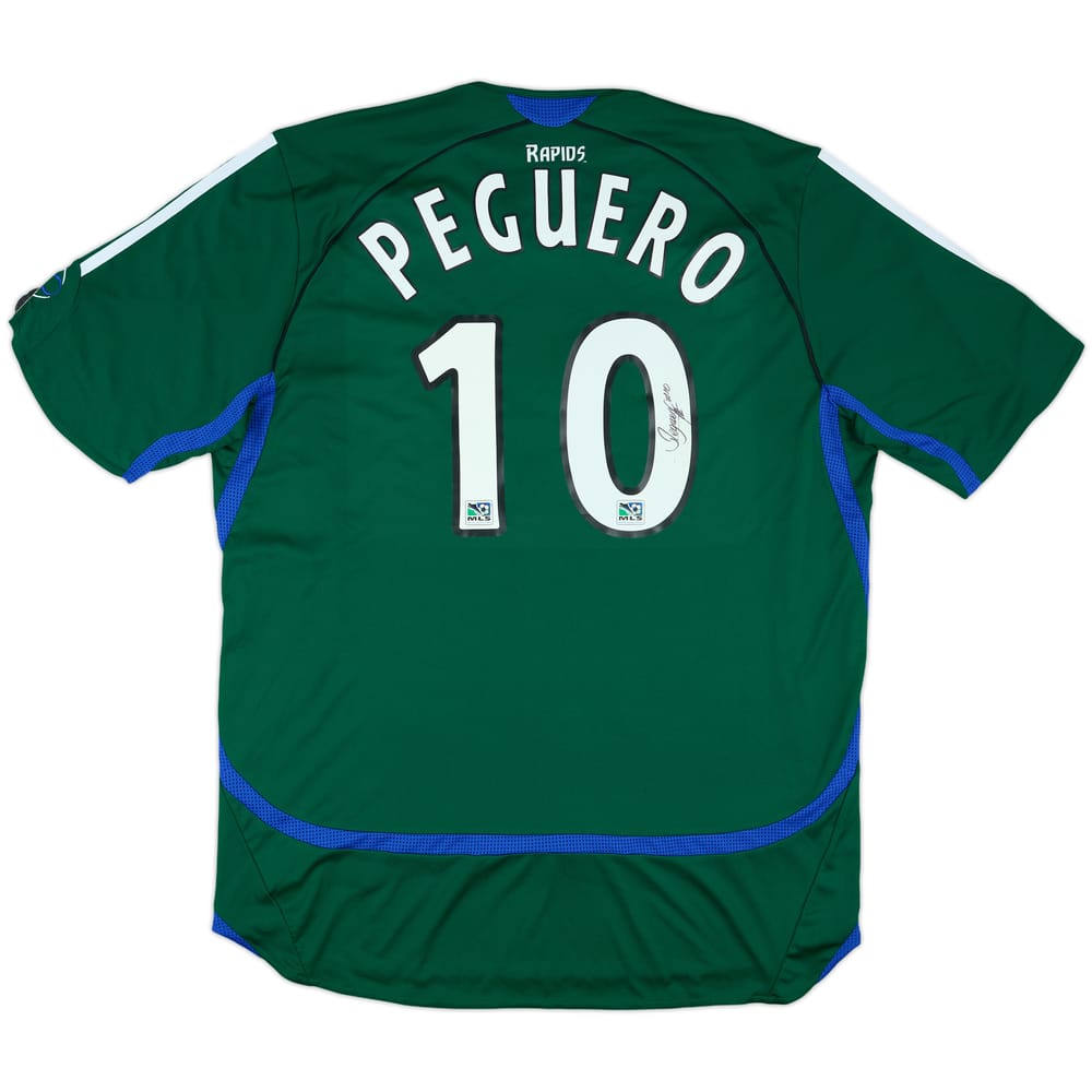 2006 Colorado Rapids Match Issue Signed Third Shirt Peguero #10