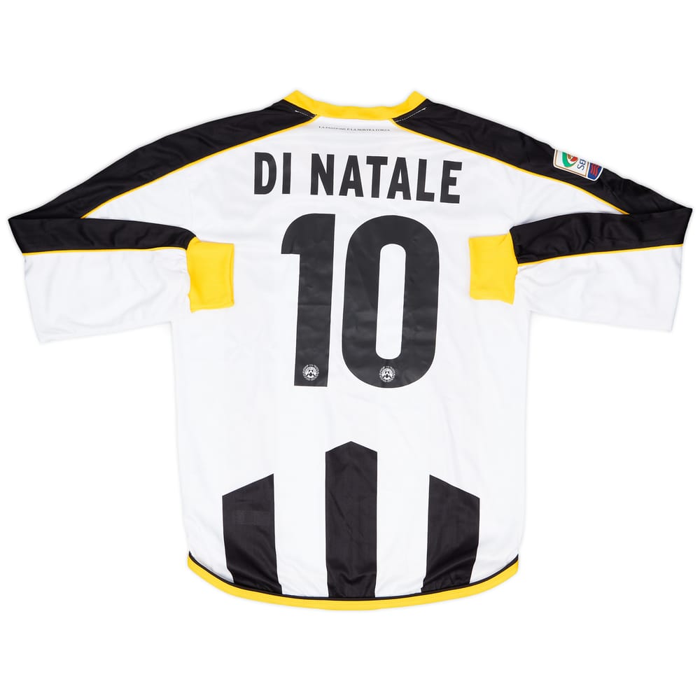 2014-15 Udinese Match Issue Home L/S Shirt Di Natale #10