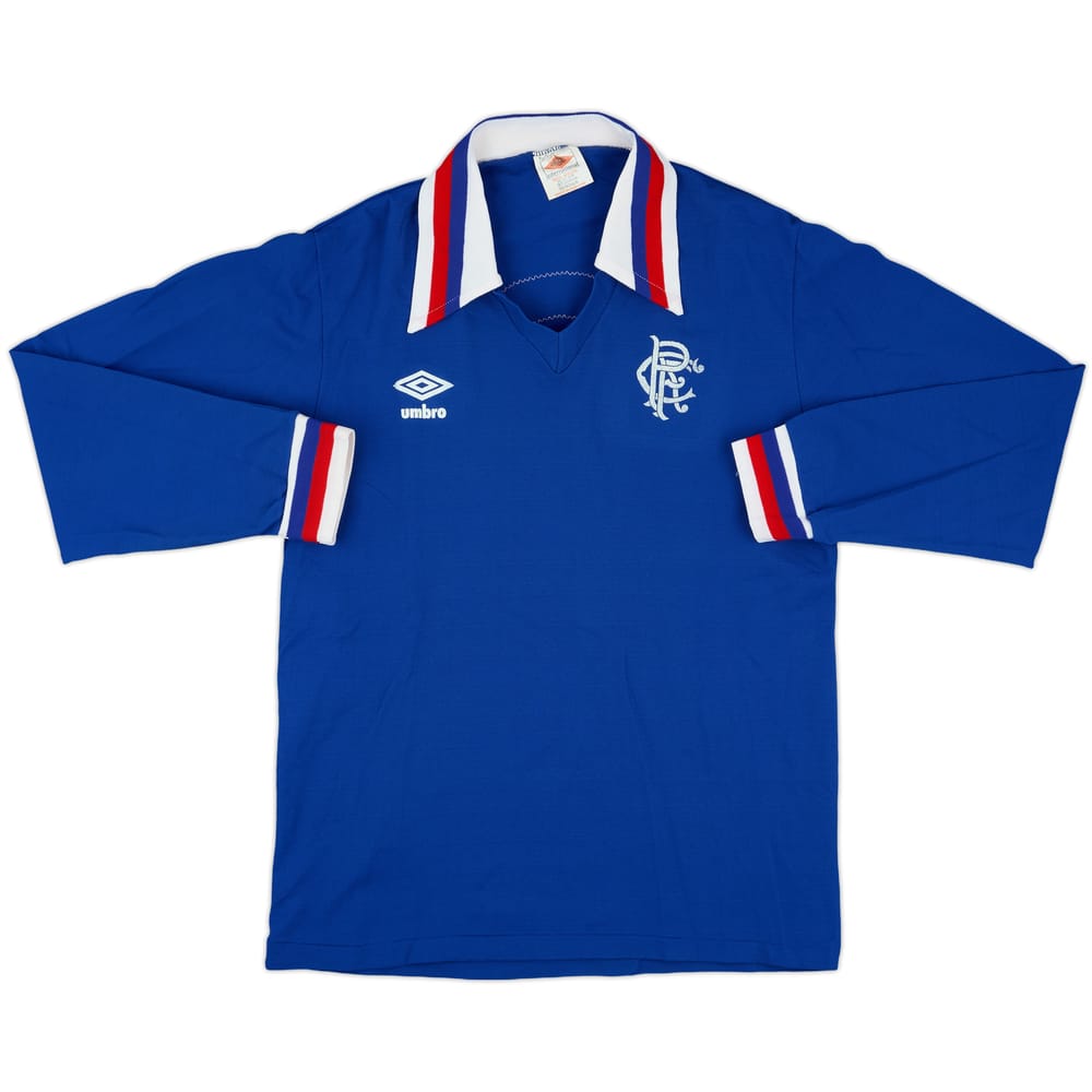 1978-82 Rangers Home L/S Shirt #9 - 8/10 - (M)