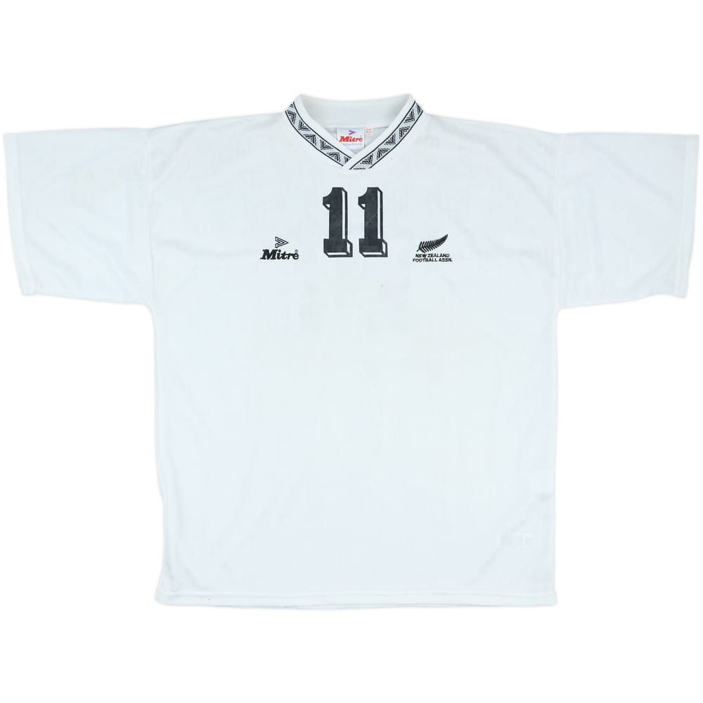 1995-97 New Zealand Match Issue Home Shirt #11