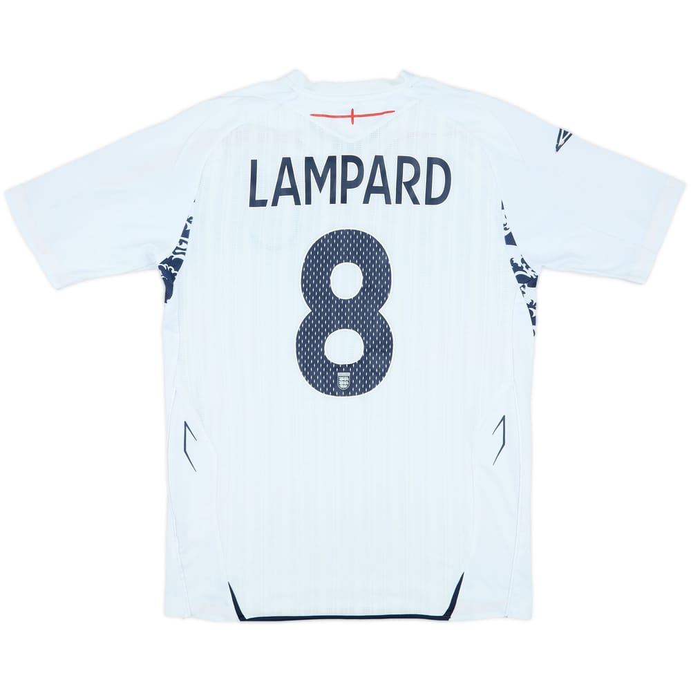 2007-09 England Home Shirt Lampard #8 - 6/10 - (M)