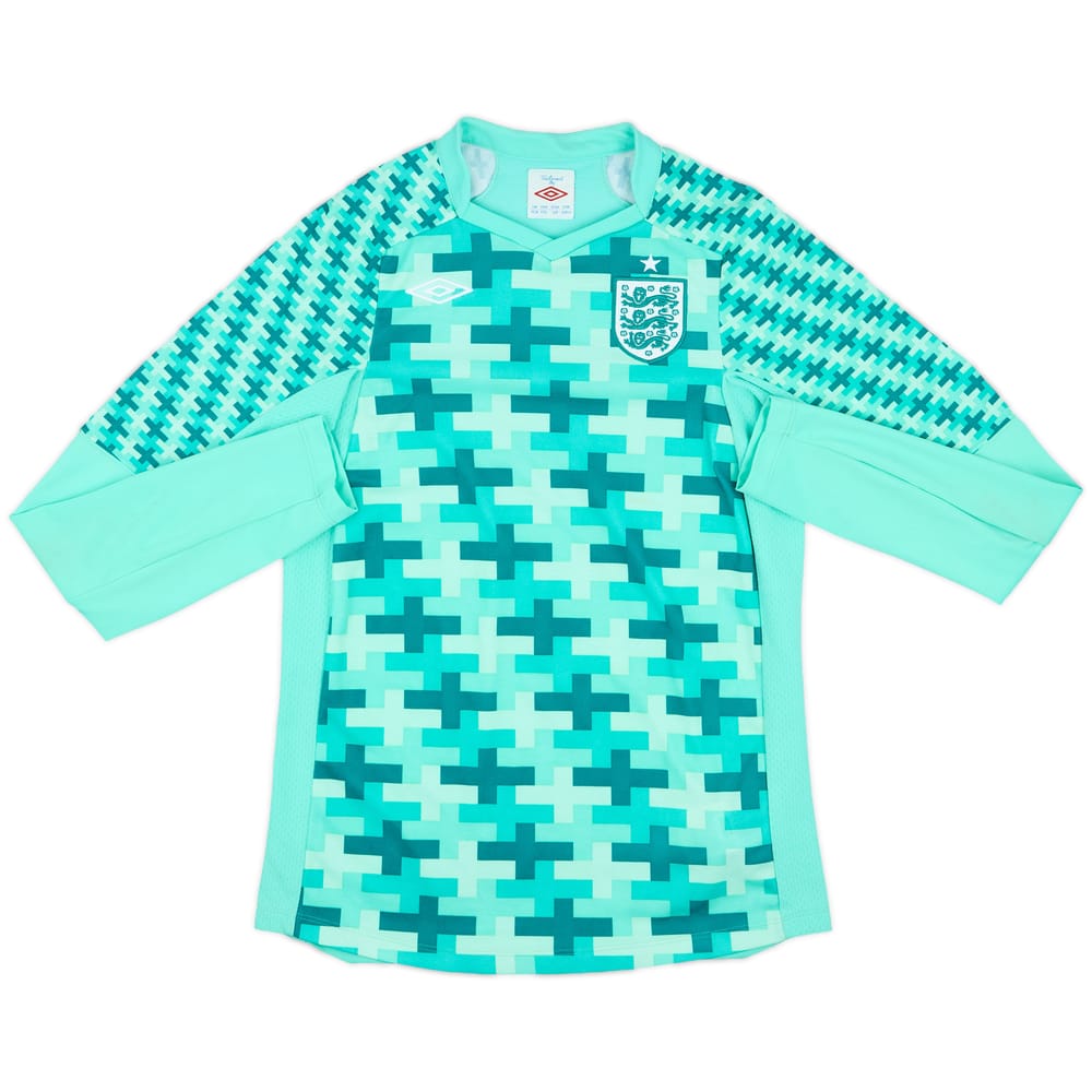 2011-12 England GK Shirt - 8/10 - (XL.Boys)