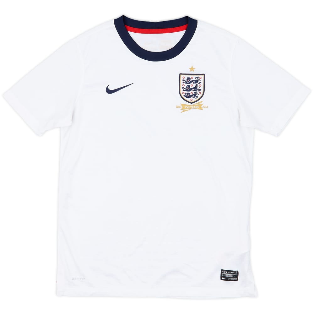 2013 England 150th Anniversary Home Shirt - 8/10 - (L.Boys)