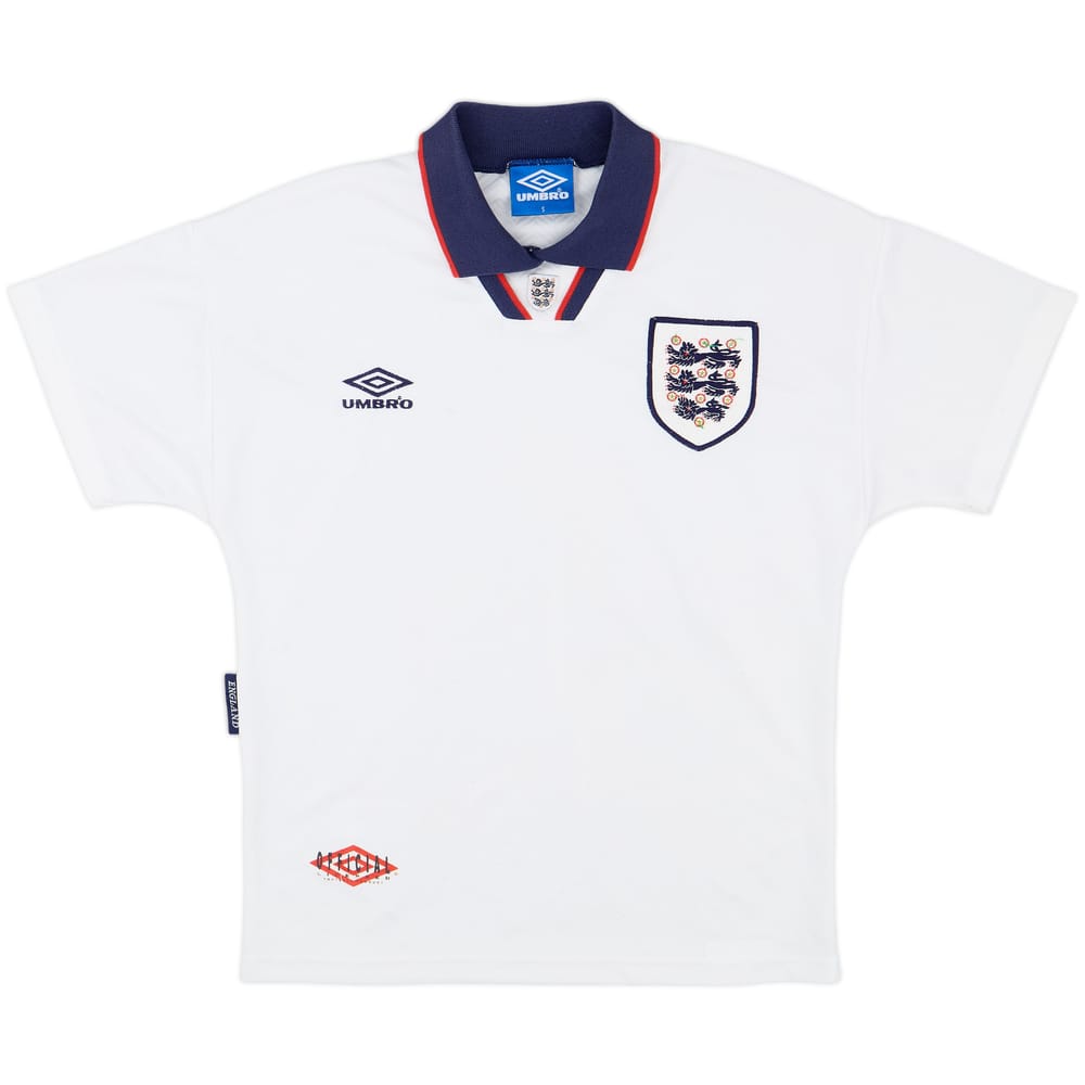 1993-95 England Home Shirt - 7/10 - (S)