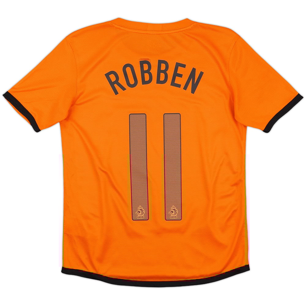 2012-13 Netherlands Home Shirt Robben #11 - 9/10 - (XL.Boys)