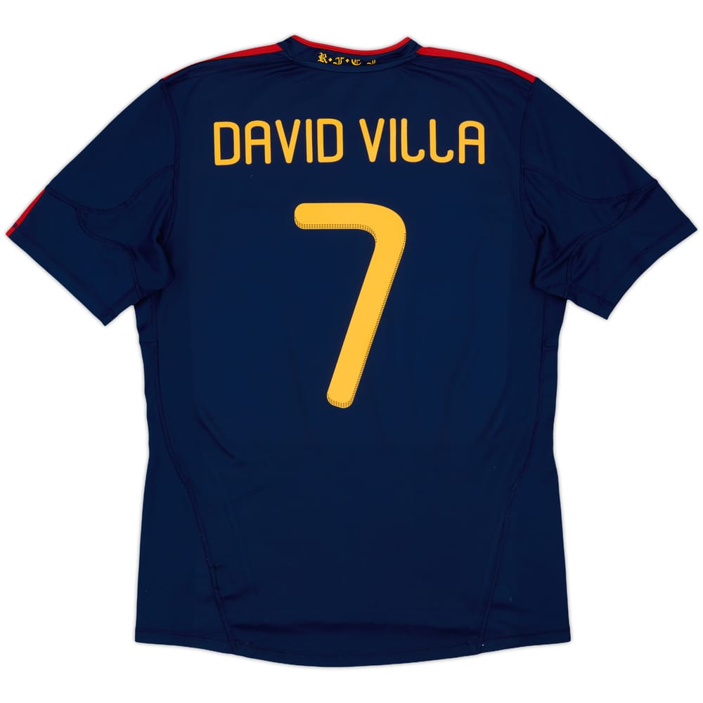 2010-11 Spain Away Shirt David Villa #7 - 6/10 - (L)