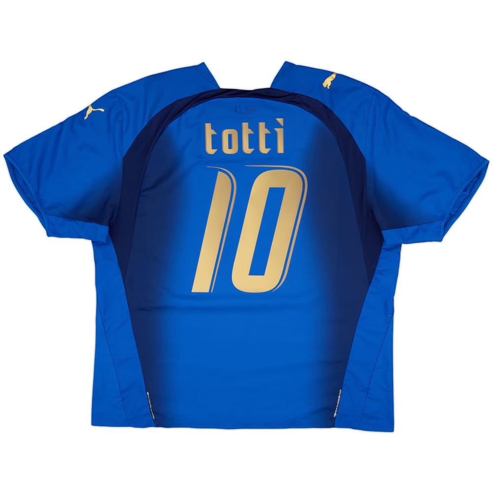 2006 Italy Home Shirt Totti #10 - 9/10 - (XXL)