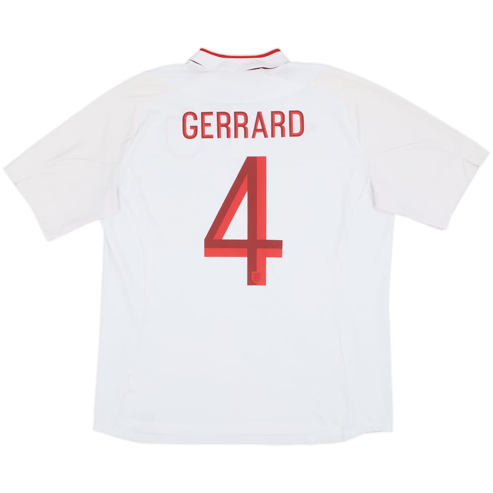 2012-13 England Home Shirt Gerrard #4 - 6/10 - (XL)