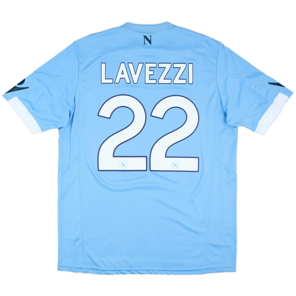 2010-11 Napoli Home Shirt Lavezzi #22 (XL)