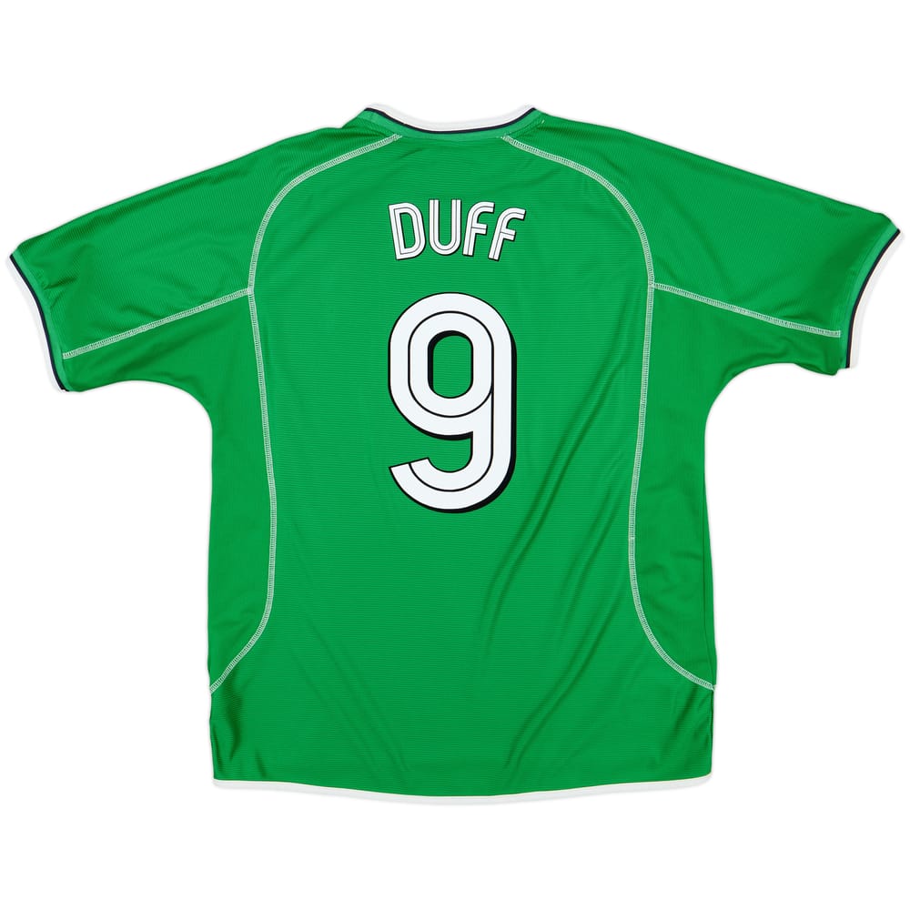 2001-03 Ireland Home Shirt Duff #9 - 8/10 - (XL)