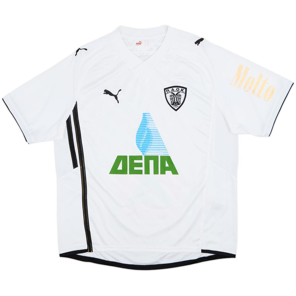 2009-10 PAOK Away Shirt - 8/10 - (XL)