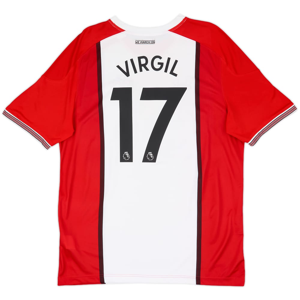 2017-18 Southampton Home Shirt Virgil #17 - 9/10 - (XL)