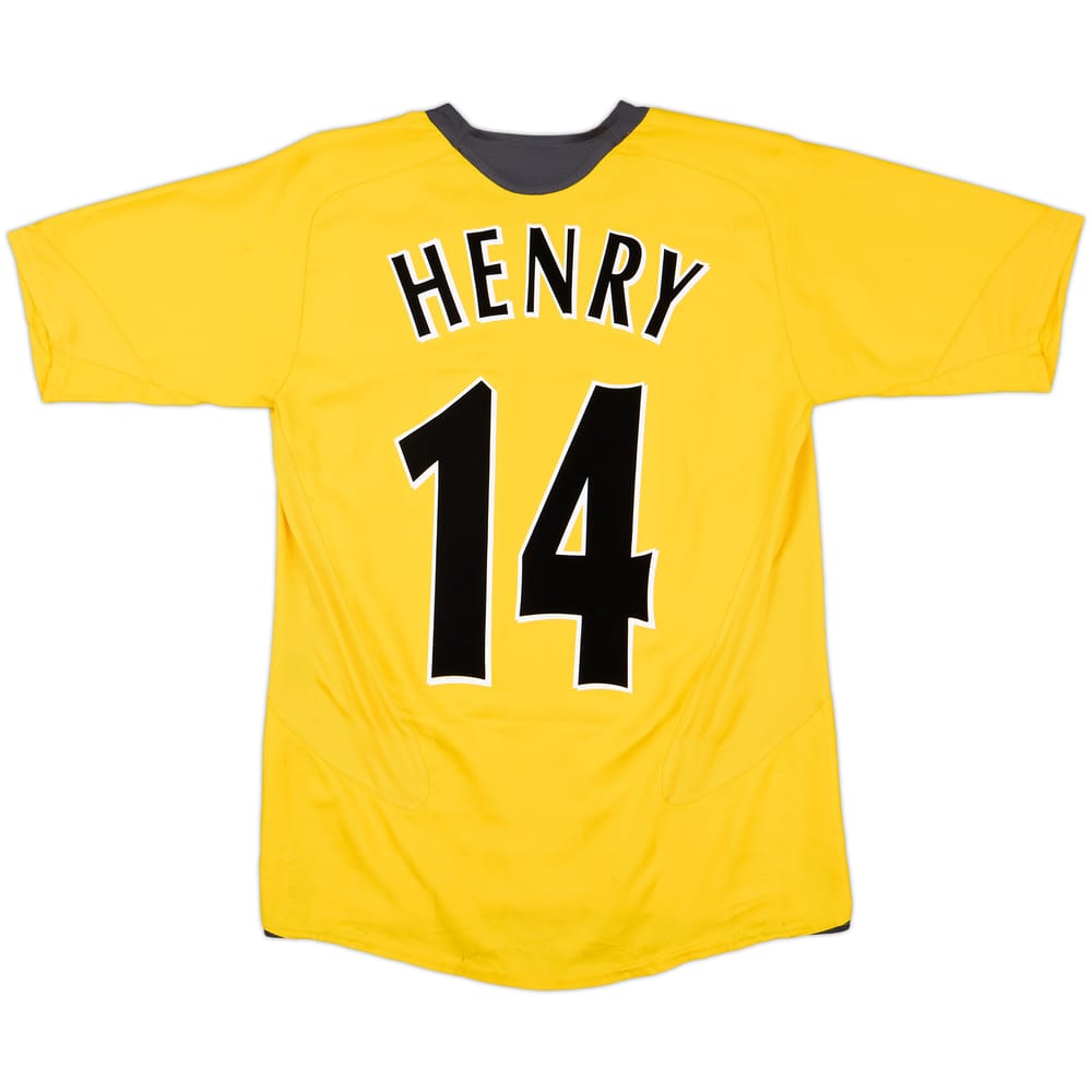 2005-06 Arsenal Away Shirt Henry #14 - 8/10 - (XL.Boys)