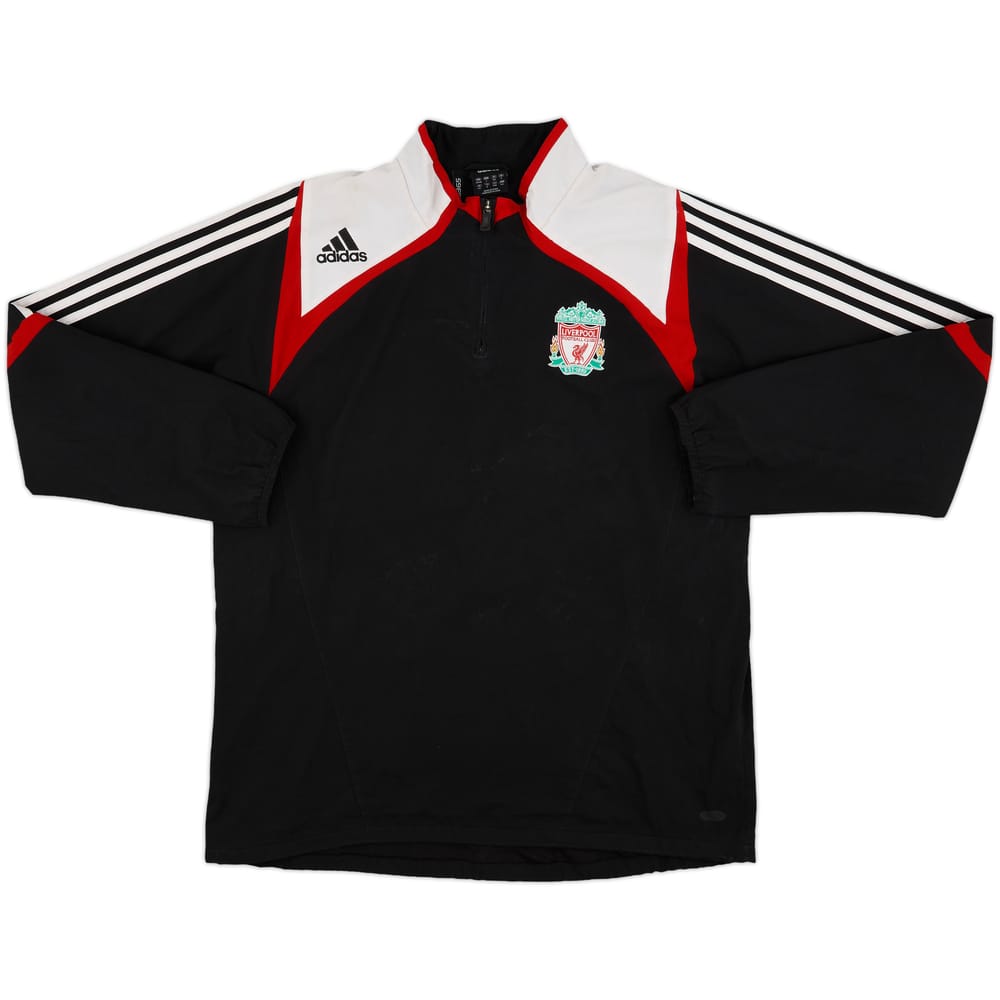 2007-08 Liverpool adidas 1/4 Zip Track Top - 5/10 - (L/XL)