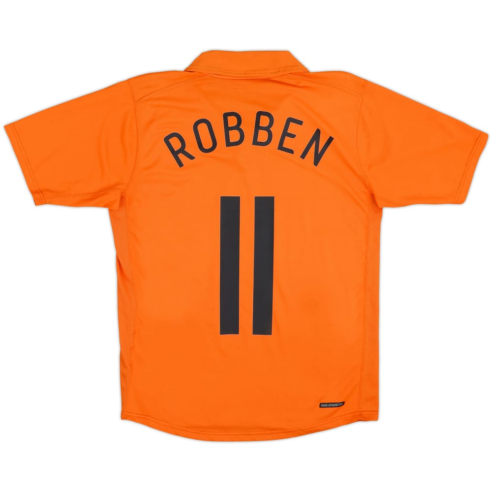2006-08 Netherlands Home Shirt Robben #11 - 8/10 - (S)