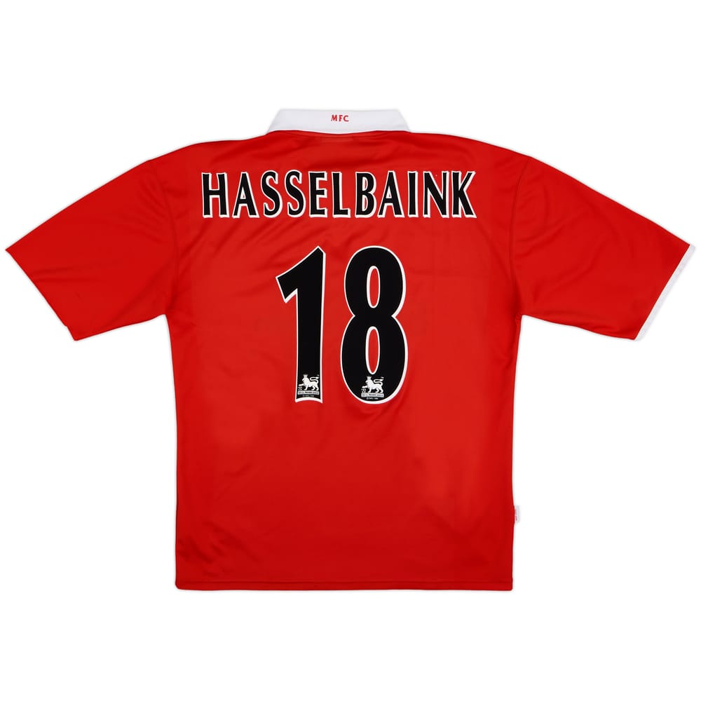2004 Middlesbrough 'Carling Cup Winners' Home Shirt Hasselbaink #18 - 7/10 - (L)