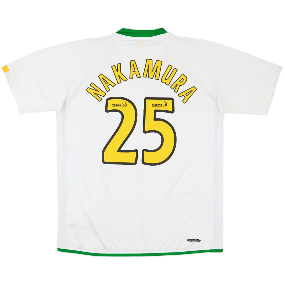 2006-08 Celtic Fourth Shirt Nakamura #25 - 8/10 - (L)
