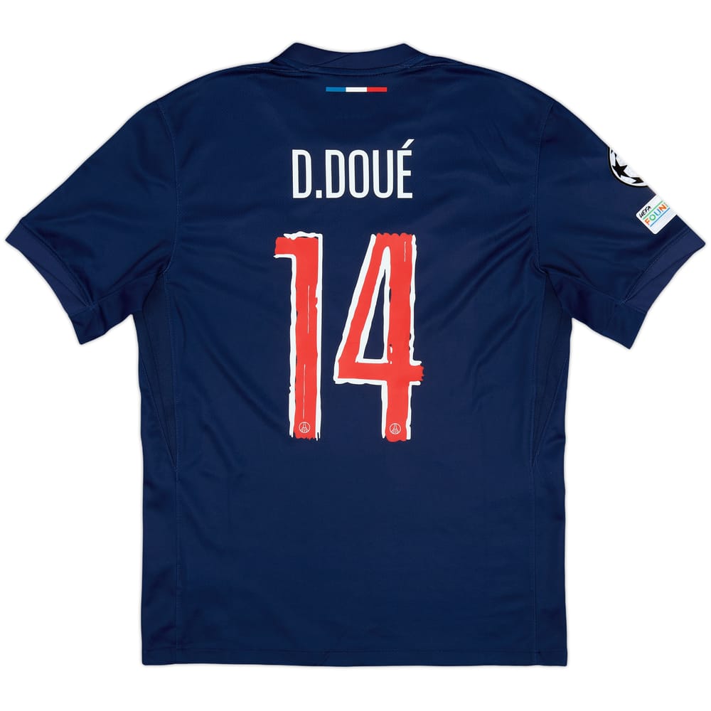 2024-25 Paris Saint-Germain Home Shirt D.Doue #14 - 8/10 - (M)