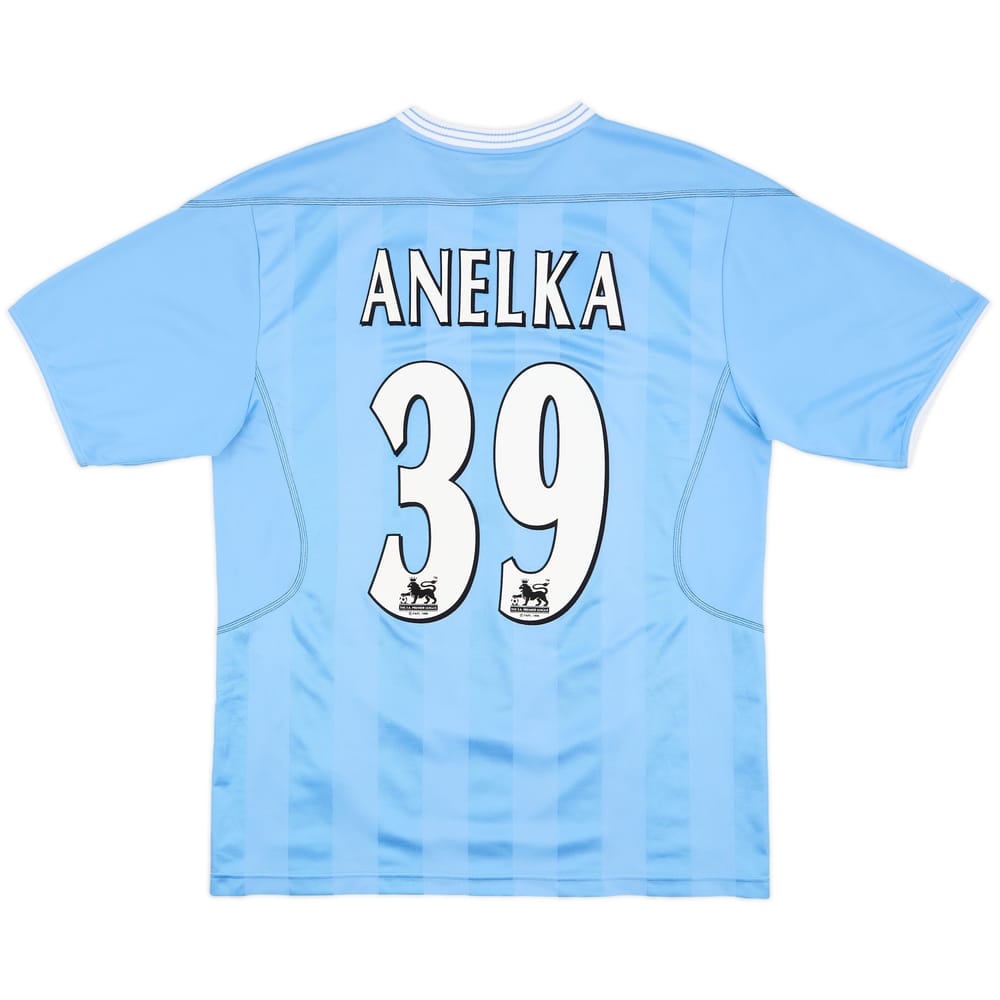2003-04 Manchester City Home Shirt Anelka #39 - 9/10 - (M)