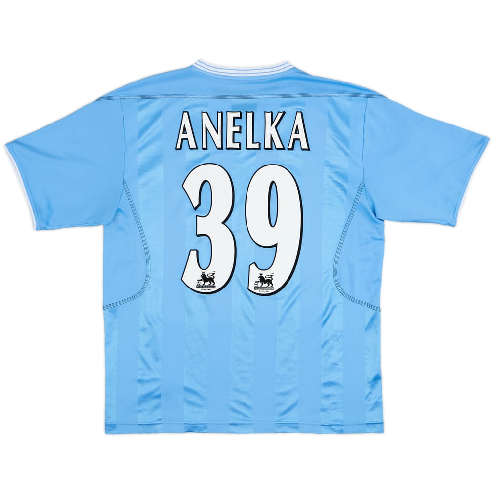 2003-04 Manchester City Home Shirt Anelka #39 - 6/10 - (M)