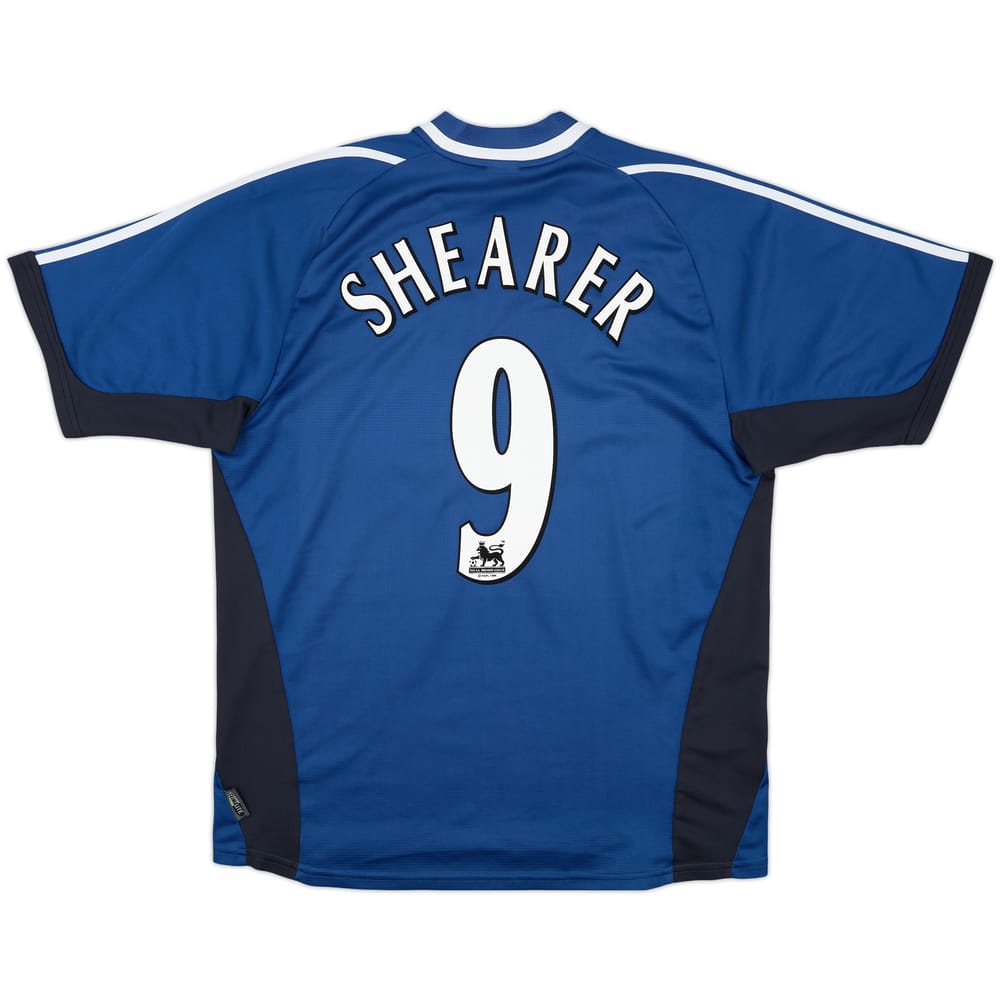 2001-02 Newcastle Away Shirt Shearer #9 - 8/10 - (L)
