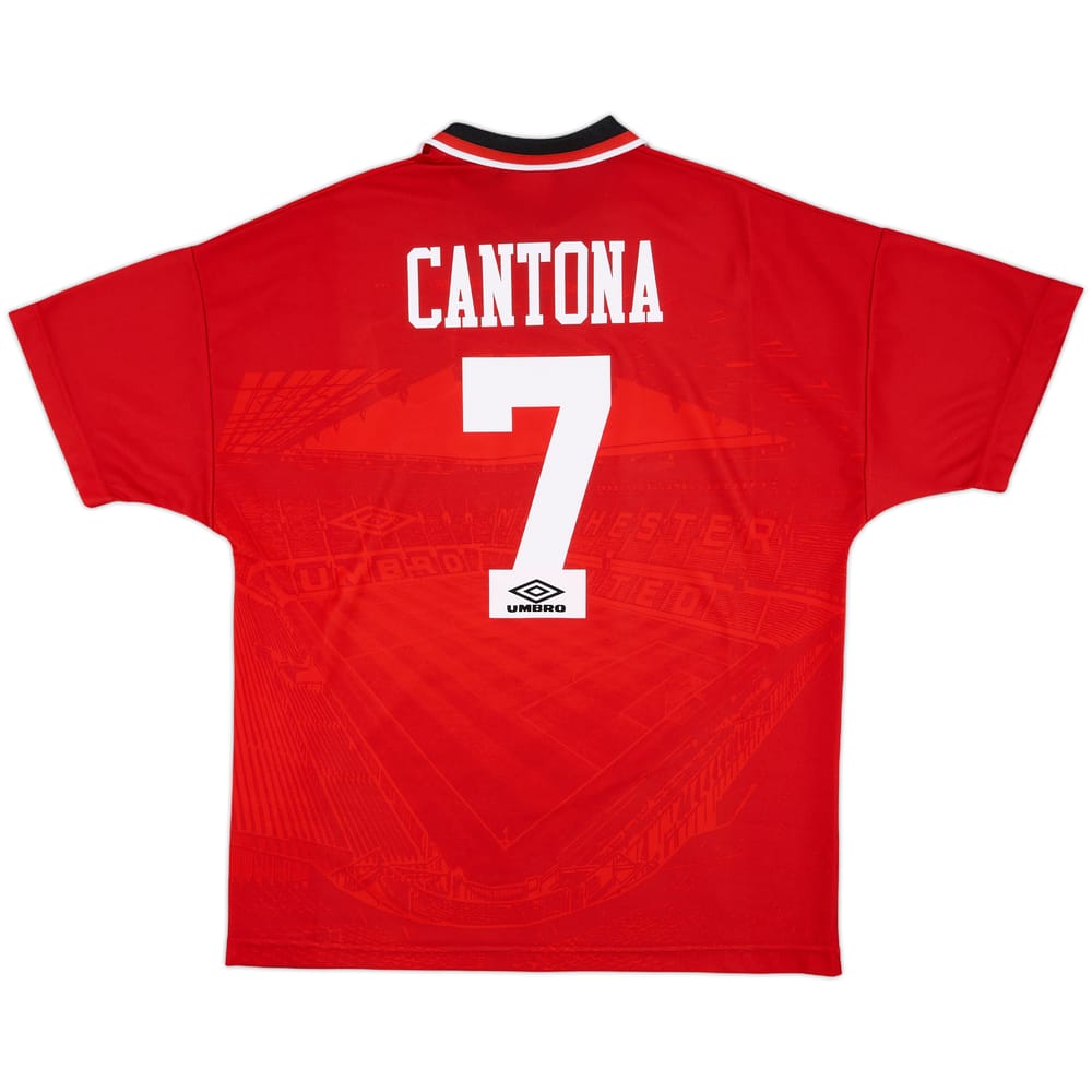 1994-96 Manchester United Home Shirt Cantona #7 - 10/10 - (XL)